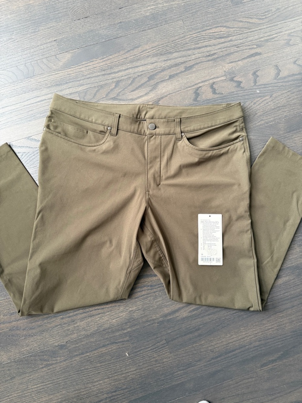 lululemon athletica ABC Skinny Green pant